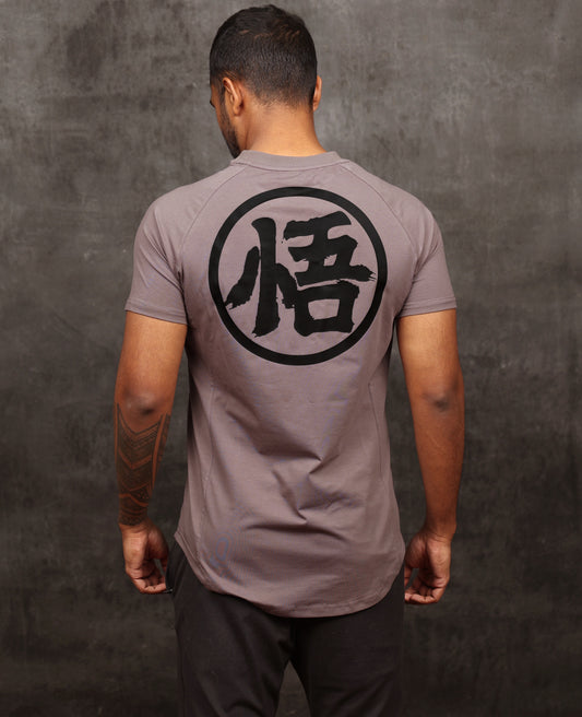 Goku's Durable Training Tee (Carbon Gray)