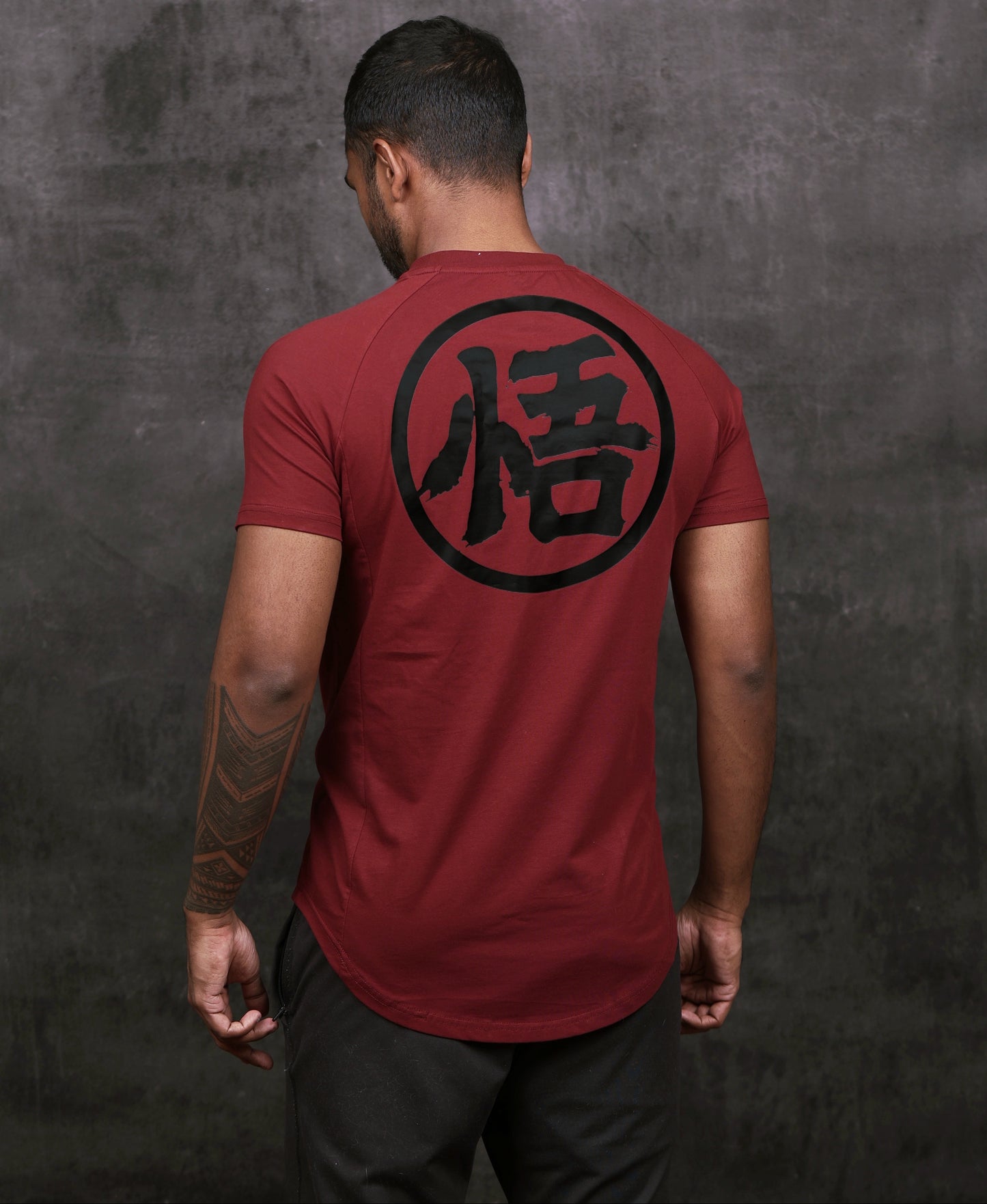 Goku's Durable Training Tee (Burgundy)