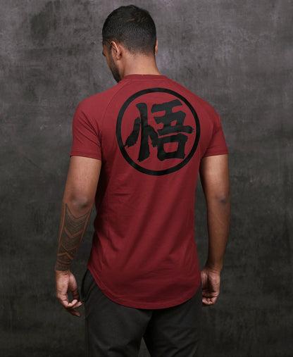 Goku's Durable Training Tee (Burgundy)