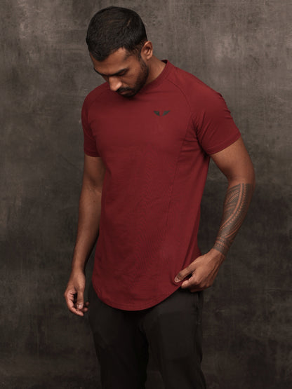 Goku's Durable Training Tee (Burgundy)