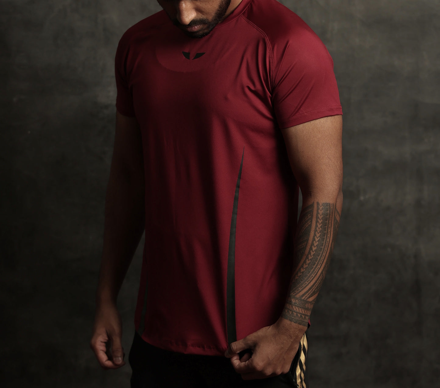 The Accelerant (4 Way Stretch Dri-Fit Burgundy)