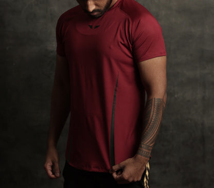 The Accelerant (4 Way Stretch Dri-Fit Burgundy)