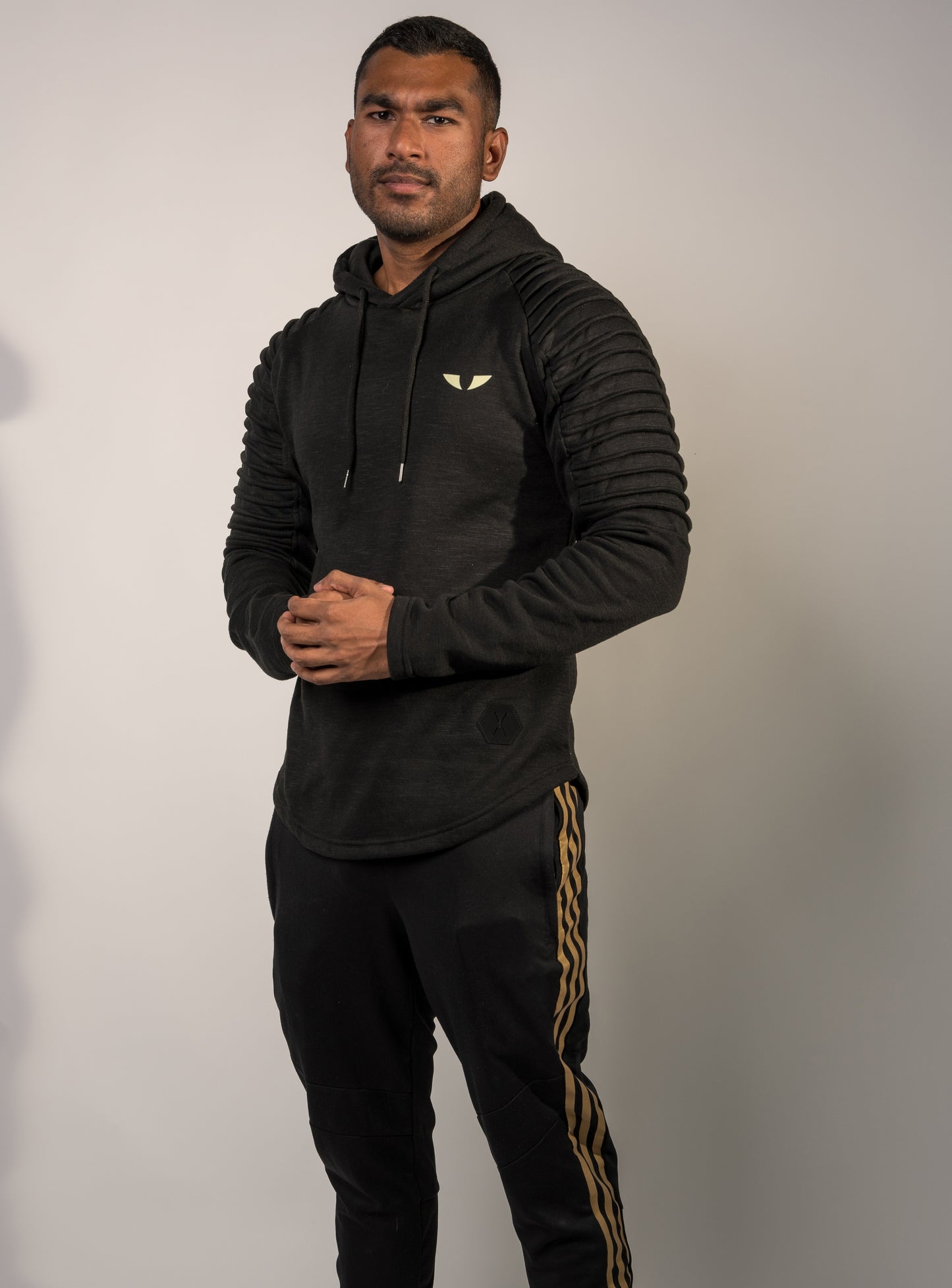 Thermal Casual Hoodie (Black)