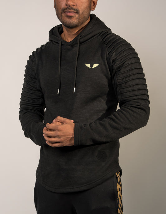 Thermal Casual Hoodie (Black)